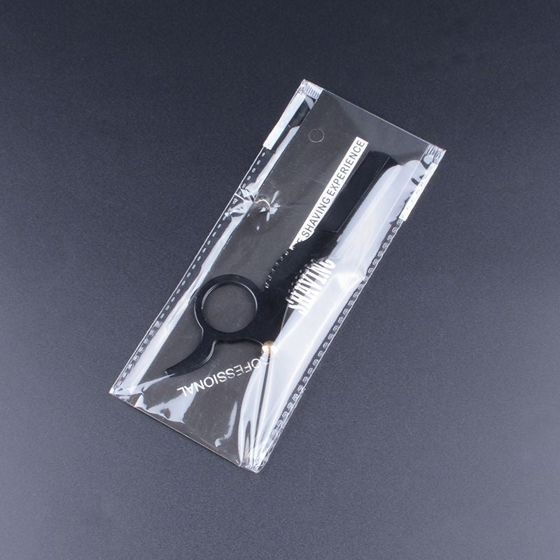 Bague de rasoir en acier inoxydable, rasoir à l'ancienne, outil de rasage pour barbier