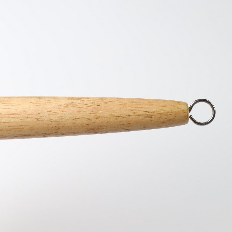 Agitateur, batteur, fouet, outil de cuisine personnalisé avec logo et manche en bois naturel