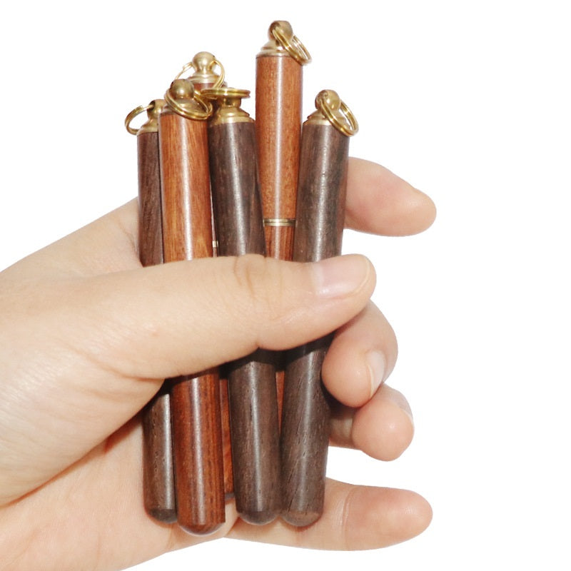 Engrave logo-Sandalwood handle earpick stainless steel earpick ear clean tool