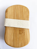 Engrave logo-Bamboo/wood handle brush massage hair brush airbag brush SPA tool