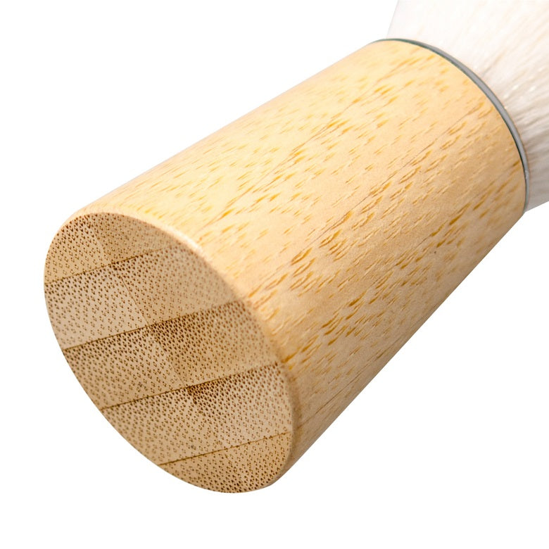 Customize logo-Bamboo handle Nylon head shaving brushes Beard Grooming Tool makeup brush