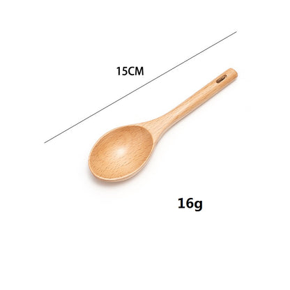 Customize Logo-Classic Beech Wooden Spoon,Wooden Small Spoon,Utensil For Non-Stick Cookware,Serve, Sturdy Wood Spoon For Cooking