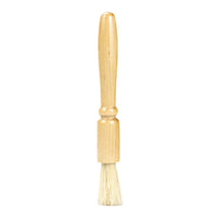 Engrave Logo-Handmade coffee brush clean brush wood handle boar bristle brush keyboard clean tool