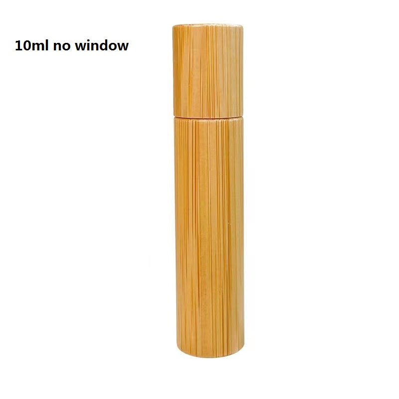 Flacon en bambou fait main, flacon roll-on, flacon en verre - Personnaliser le logo