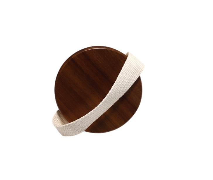 Logo personnalisé - Brosse de bain à manche en bois de hêtre, brosse pour le corps en poils de sanglier, brosse sèche