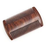 Customize Logo-GoldenSandalwood Comb Two Sides Tooth Comb For Hair/Beard care comb hair brush grooming tool