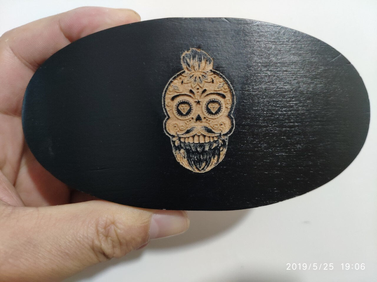 Customize Logo-Black Wood Handle Boar Bristle Brush For Men Beard Care Makeup Grooming-7