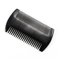 Engrave logo-Black Peach Wooden Comb Wide/Fine Tooth Comb For Men Beard/Hair Gifts with Pu case