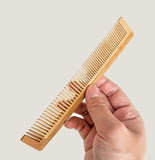 Customize Logo-Mini Bamboo Wood Comb Fine Tooth Square Beard Care Comb Hotel comb
