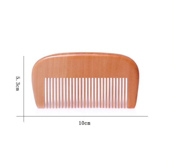 Customize Logo Combs-Mini Fine Tooth Wood Comb Beard Comb Pocket Size Comb Hair Brush Wholesale Engrave Logo