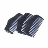 Custmize Your Logo-Handmade Black Ox Horn Comb Pocket Comb Wide/Fine Tooth Comb Masssage Hair/Beard Care Comb