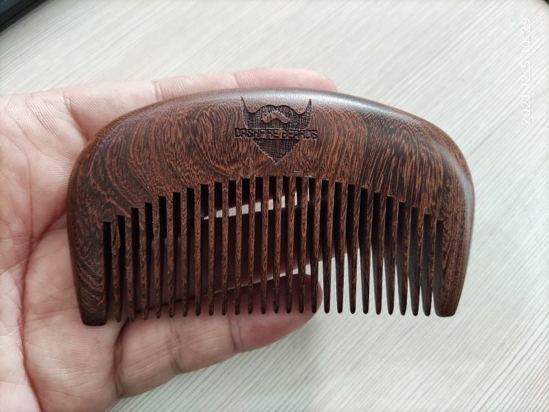 Customize Logo-GoldenSandalwood Comb Fine Tooth Comb For Hair/Beard care comb hair brush grooming tool