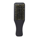 Engrave logo-Black dualfront beard brush two sides brush clean tool barber brush men beard care