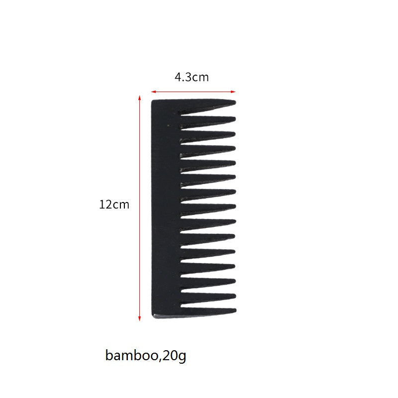 Personalized Bamboo Wide Tooth Comb, Afro Pick, Custom Laser Engraved father's gift（副本）