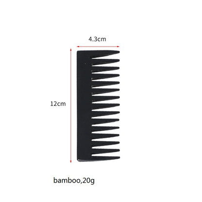 Personalized Bamboo Wide Tooth Comb, Afro Pick, Custom Laser Engraved father's gift（副本）