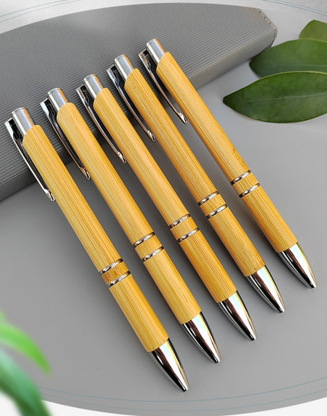Engrave logo-Bamboo pen ball pen gift pen advertisement wholesale