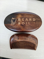 150sets ventage brush+comb beard care tools engrave logo