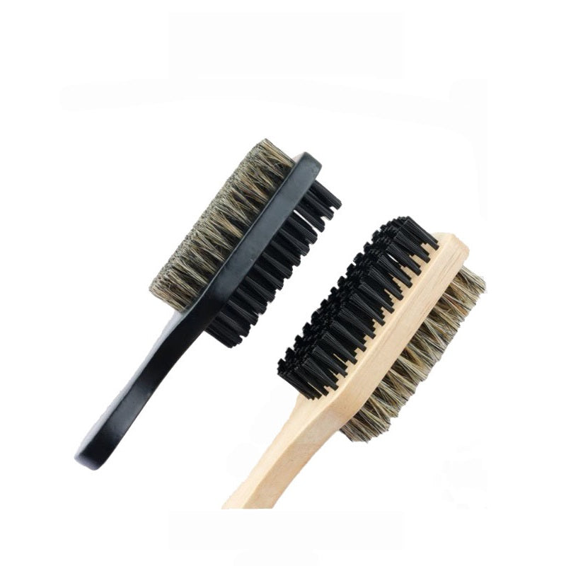 Personalized-Two sides beard brush boar brush men grooming beard care hair brush barber brush wholesale