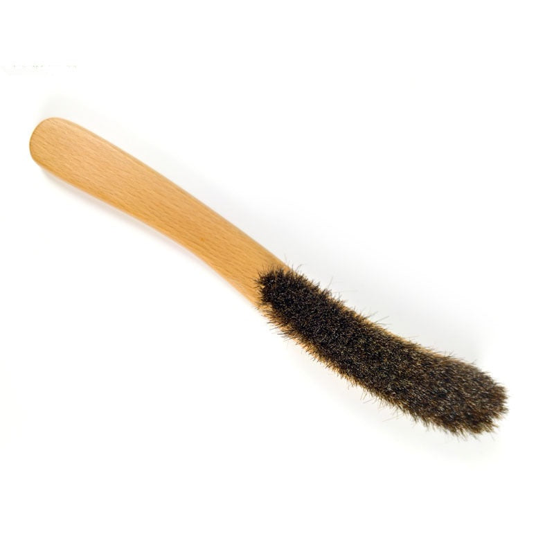 Personalized-Wooden handle horse hair brush coat shoes brush clean brush wholesale