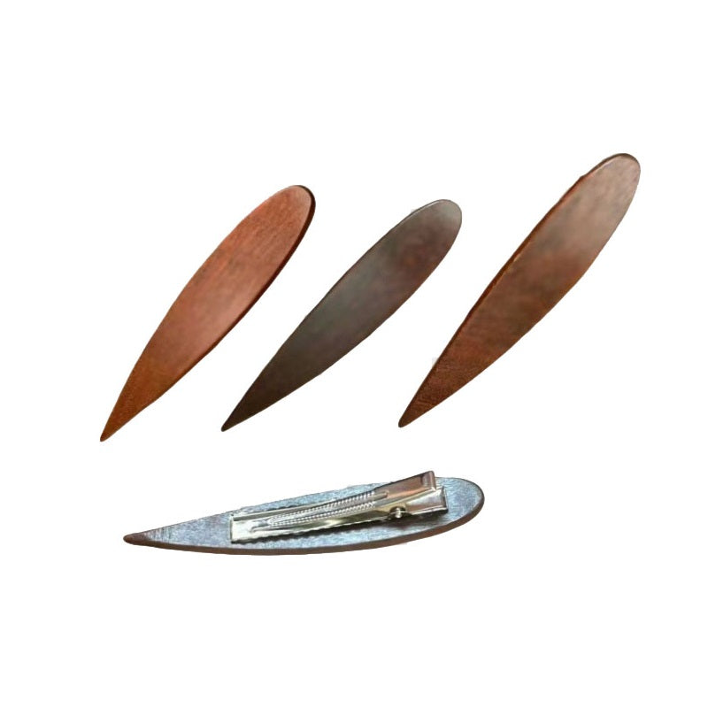 Customized logo-Wooden hair pins hair fork combs grooming tool hairpins barrettes Bobby pins wholesale