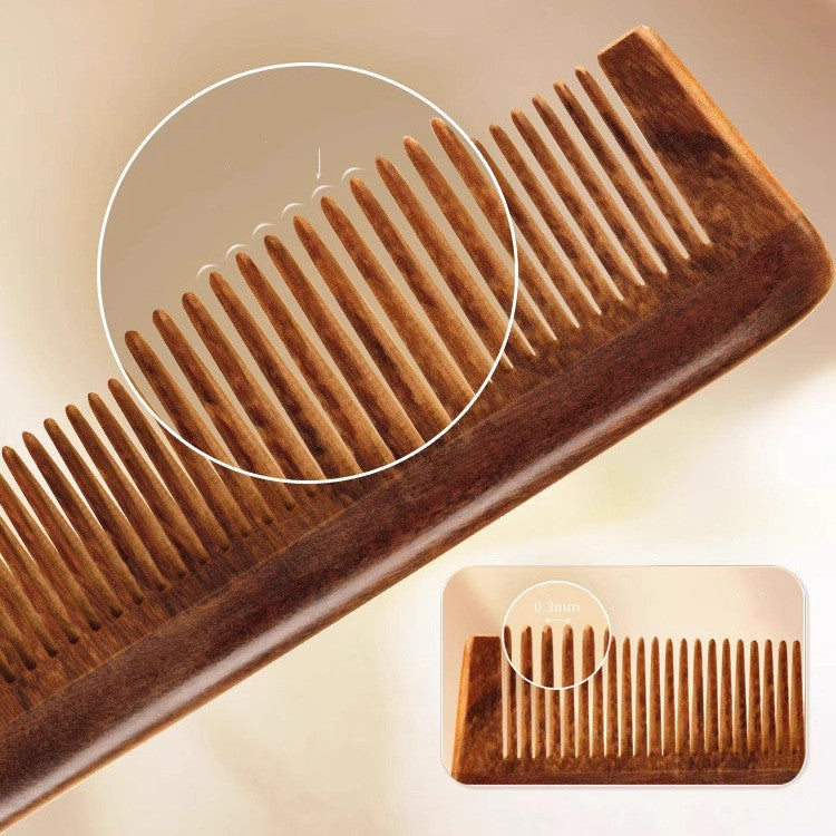 Engrave logo-Goldensandalwood comb tail comb makeup hair brush wholesale