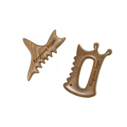 Engrave logo-Wooden massage stick SPA tool body care foot massage Gua Sha board