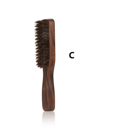 Brosse à barbe personnalisée Volnut, brosse en poils de sanglier, brosse de barbier pour homme, vente en gros