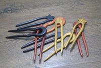 Customized logo-Sandalwood hair pins hair fork combs grooming tool hairpins