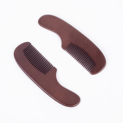 Personalized engrave logo-Natural wood comb hair beard brush wooden comb barber tool wholesale
