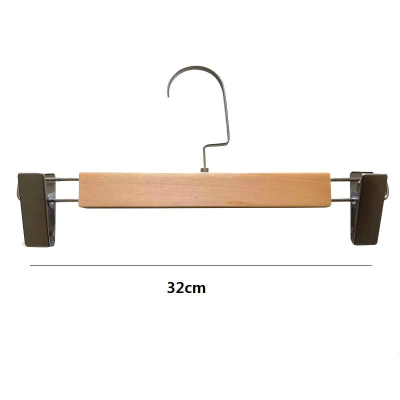 Personalized-Engrave logo-wooden clothes hanger lothes storage expert wholesale