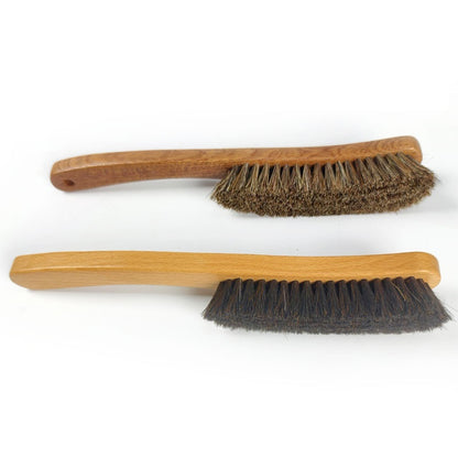 Personalized-Wooden handle horse hair brush coat shoes brush clean brush wholesale