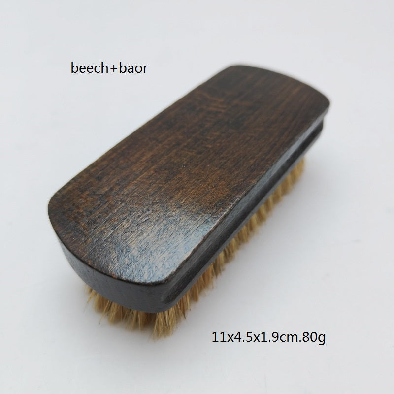 Personalized-Natural wood handle beard brush coat brush boar brush horse hair brush soft clean brush wholesale