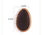Personalized-Wooden handle nylon brush egg brush airbag brush hair massage comb wholesale