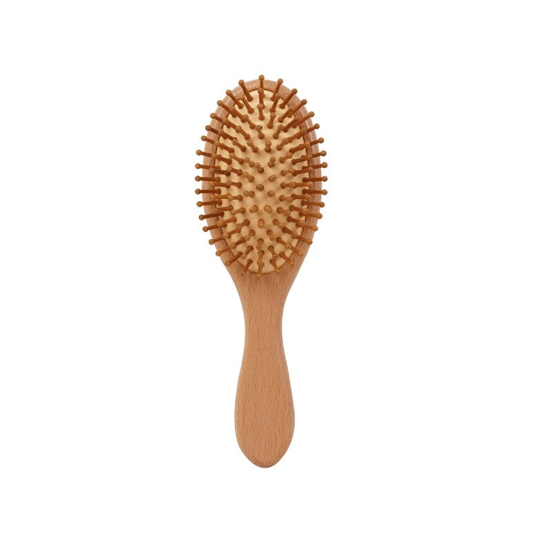 Personalized-Wood handle airbag brush hair massage brush beard brush barber comb wholesale