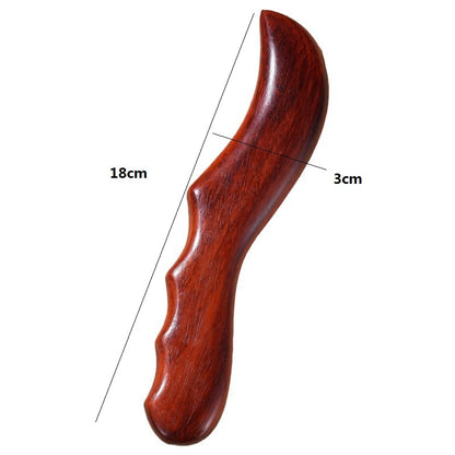 Engrave logo-Wooden knife massage stick SPA tool body care foot massage Gua Sha board