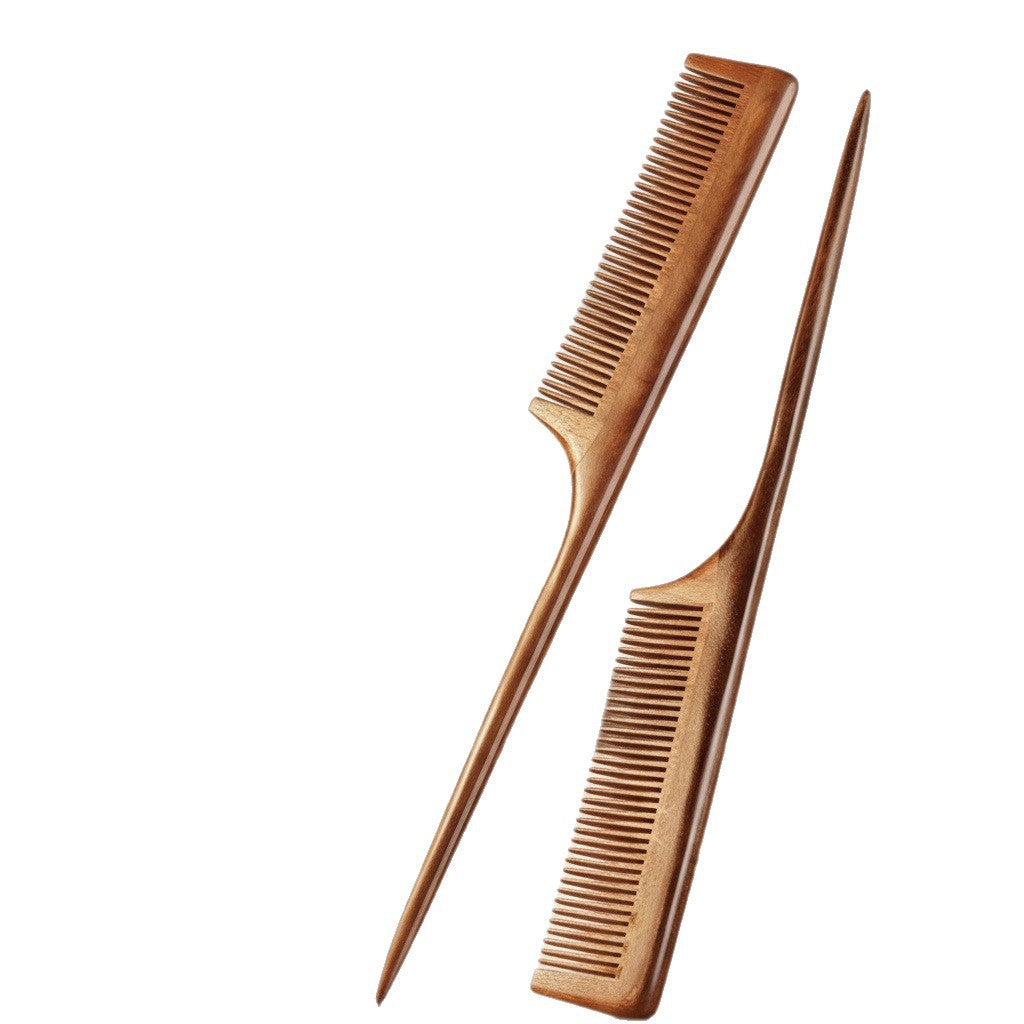 Engrave logo-Goldensandalwood comb tail comb makeup hair brush wholesale