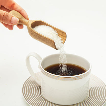 Cuillères en bois gravées avec logo - Cuillères à café, cuillères à thé, cuillères à sel (vente en gros)