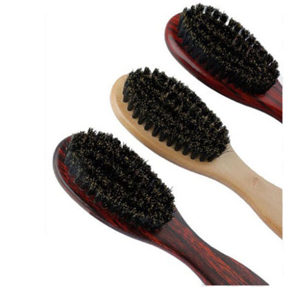 Personalized-Mini beard brush boar brush men grooming beard care hair brush barber brush wholesale