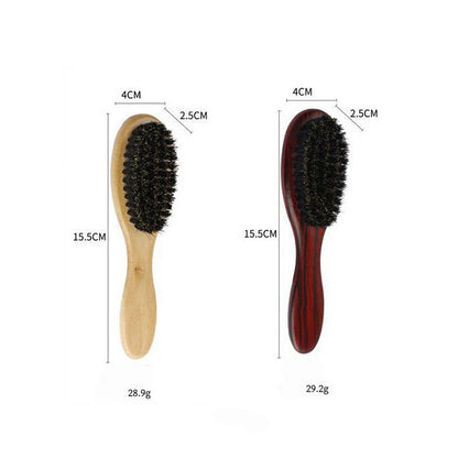 Personalized-Mini beard brush boar brush men grooming beard care hair brush barber brush wholesale