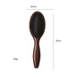 Personalized-Vintage color Wooden handle airbag brush boar bristle hair massage brush beard brush barber comb wholesale