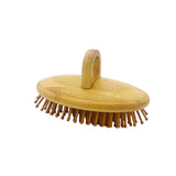 Engrave logo-Bamboo brush airbag brush beard care hair grooming barber tool massage