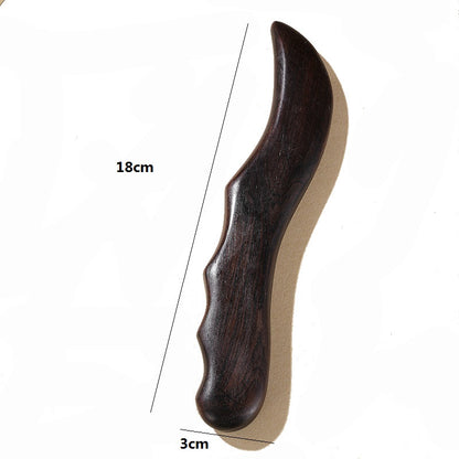 Engrave logo-Wooden knife massage stick SPA tool body care foot massage Gua Sha board