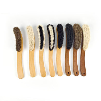 Personalized-Wooden handle horse hair brush coat shoes brush clean brush wholesale