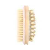 Engrave logo-Two sides Body dry brush nylon shower bath brush clean tool massage SPA