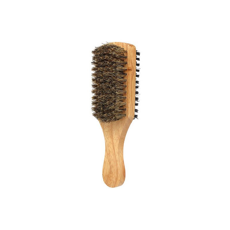 Personalized-Two sides beard brush boar brush men grooming beard care hair brush barber brush wholesale