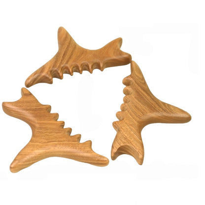 Engrave logo-Wooden massage stick SPA tool body care foot massage Gua Sha board