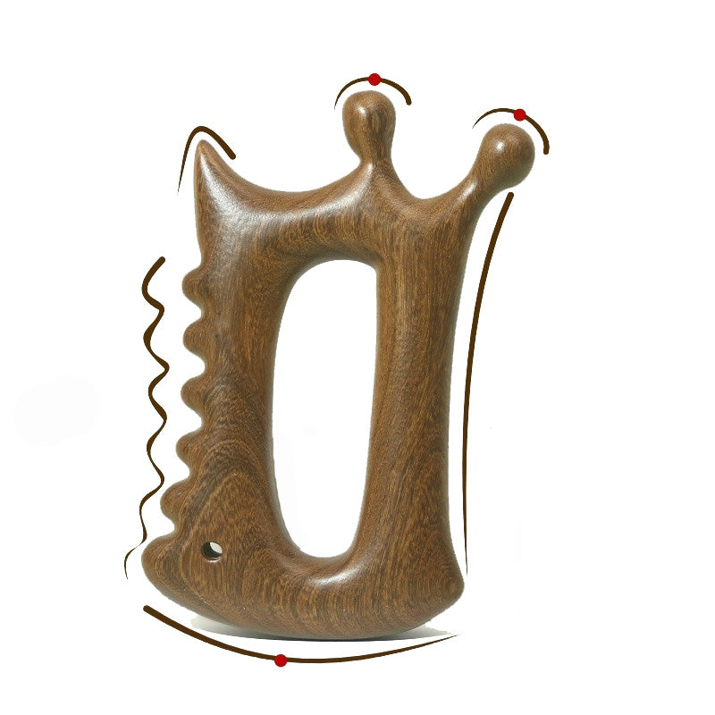 Engrave logo-Wooden massage stick SPA tool body care foot massage Gua Sha board