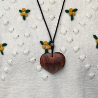 Engrave logo-Vintage Wooden comb necklace pocket comb gift