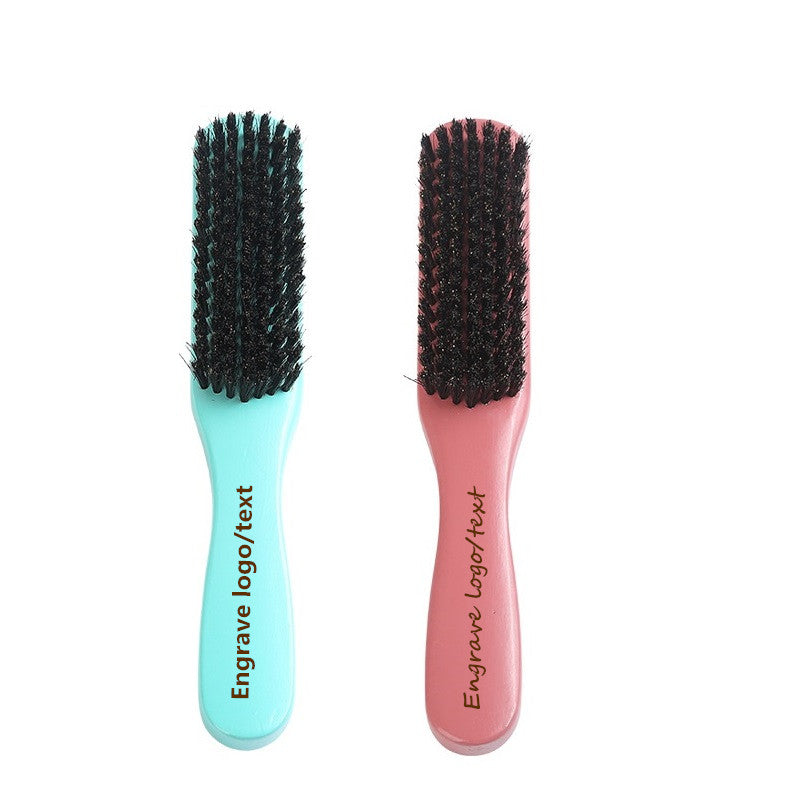 Personalized Boar Bristle Brush: Natural Wood, Beard & Pet Grooming bristle barber tool beauty makeup wholesale