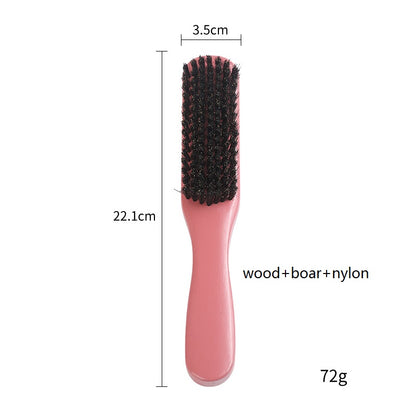 Personalized Boar Bristle Brush: Natural Wood, Beard & Pet Grooming bristle barber tool beauty makeup wholesale
